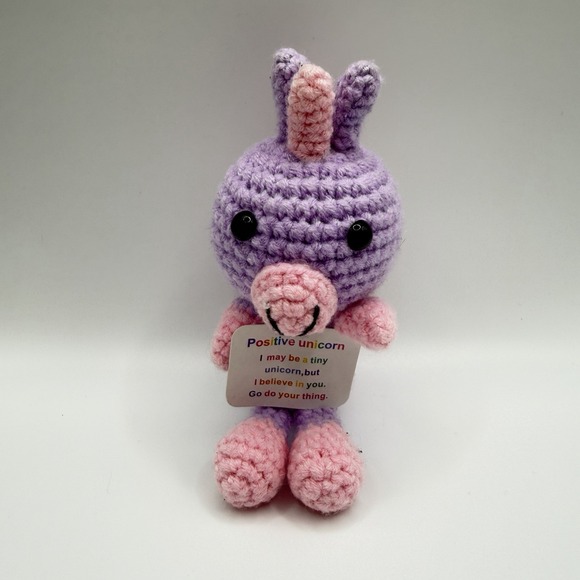 Other - Crocheted Friends Inspirational Positive Unicorn